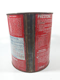Vintage Union Carbide Eveready Prestone Brand Anti-Freeze Coolant One Gallon Metal Can