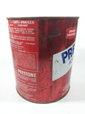 Vintage Union Carbide Eveready Prestone Brand Anti-Freeze Coolant One Gallon Metal Can