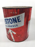 Vintage Union Carbide Eveready Prestone Brand Anti-Freeze Coolant One Gallon Metal Can