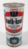 Vintage Wynn's Kwik-Kool Fast Acting Engine And Radiator Coolant 6 1/4" Tall Metal Can Still Full
