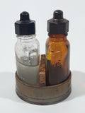 Vintage Carter's Two Solution Ink Eradicator 3" Tall Metal Can and Glass Bottles Still Full