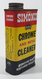 Vintage Simoniz E-Z-2 Chrome And Metal Cleaner 8 Fluid Ounce 5 1/4" Tall Metal Can