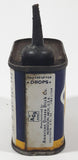 Vintage 1948 Lock Ease Graphited Lock Fluid 4 Fl. Oz. 2 3/4" Tall Metal Oiler Can