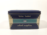 Vintage W.C. Alpha The Original Dustless Crayon Best For All Blackboards Time Tested School Supplies Tin Metal Container