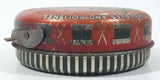 Vintage Morrison Atlas Products Inc Major Shoe Polish Black Tin Metal Container Still Has Polish