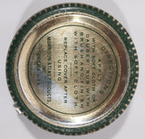 Vintage Morrison Atlas Products Inc Major Shoe Polish Black Tin Metal Container Still Has Polish