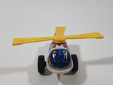 Vintage ND Fire Dept. Helicopter Plastic and Tin Metal Toy Made in Japan Broken Blade