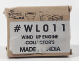 Vintage Wilby Tin Treasures Collector's Model Wind Up Engine Train Locomotive 1501 Black Tin Metal Toy with Box Made in India