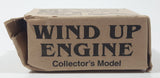 Vintage Wilby Tin Treasures Collector's Model Wind Up Engine Train Locomotive 1501 Black Tin Metal Toy with Box Made in India