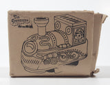 Vintage Wilby Tin Treasures Collector's Model Wind Up Engine Train Locomotive 1501 Black Tin Metal Toy with Box Made in India