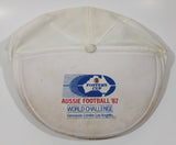Rare Vintage Wilson Foster's Cup Aussie Football '87 World Challenge Vancouver London Los Angeles Flat Cap Hat