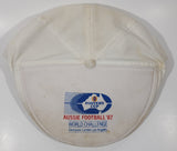Rare Vintage Wilson Foster's Cup Aussie Football '87 World Challenge Vancouver London Los Angeles Flat Cap Hat