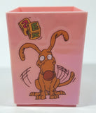 Custom Rugrats Chucky Tommy Reptar Spike 4 1/8" Tall Pink Plastic Pencil Holder