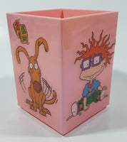 Custom Rugrats Chucky Tommy Reptar Spike 4 1/8" Tall Pink Plastic Pencil Holder