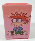 Custom Rugrats Chucky Tommy Reptar Spike 4 1/8" Tall Pink Plastic Pencil Holder