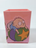 Custom Rugrats Chucky Tommy Reptar Spike 4 1/8" Tall Pink Plastic Pencil Holder