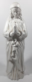 Vintage Virgin Mary Praying 14" Tall Ceramic Ornament