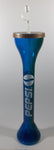 Rare Vintage Whirley Pepsi 24 Oz. 20" Tall Translucent Blue Drink Bottle Yard Cup With Straw and Cap