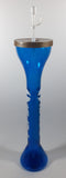 Rare Vintage Whirley Pepsi 24 Oz. 20" Tall Translucent Blue Drink Bottle Yard Cup With Straw and Cap