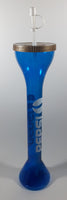 Rare Vintage Whirley Pepsi 24 Oz. 20" Tall Translucent Blue Drink Bottle Yard Cup With Straw and Cap