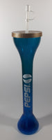 Rare Vintage Whirley Pepsi KFC 24 Oz. 20" Tall Translucent Blue Drink Bottle Yard Cup With Straw and Cap