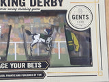 Paladone Products Gents Club Drinking Derby The Horse Racing Drinking Game with Shot Glasses New in Box