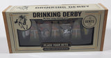 Paladone Products Gents Club Drinking Derby The Horse Racing Drinking Game with Shot Glasses New in Box