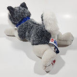 2019 Stuffed Animal House Husky Gas Stations 10 1/2" Long Stuffed Animal Plush Dog