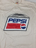 Oneita Power-T Pepsi Cola Henderson Excelsior Motor Mfg And Supply Co. Chicago U.S.A. X Large Cream White T-Shirt