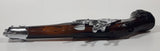 Vintage Avon 1760 Dueling Hand Gun Pistol Shaped Brown Amber Glass Cologne Bottle