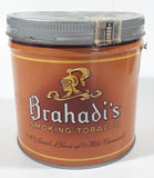 Rare Vintage Brahadi's Smoking Tobacco A Special Blend of Mild Cavendish 6 Oz 170gm Tin Metal Can