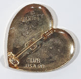 The Variety Club Children's Charity Heart Shaped Metal Pin