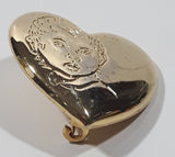 The Variety Club Children's Charity Etched Face of Child Heart Shaped Metal Pin