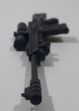 Black Gun with Scope Toy Action Figure Accessory