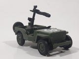 1997 G.T.I. Grand Toys Jeep Army Green Plastic Toy Car Vehicle