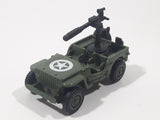 1997 G.T.I. Grand Toys Jeep Army Green Plastic Toy Car Vehicle