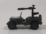 1997 G.T.I. Grand Toys Jeep Army Green Plastic Toy Car Vehicle