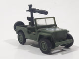 1997 G.T.I. Grand Toys Jeep Army Green Plastic Toy Car Vehicle