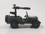 1997 G.T.I. Grand Toys Jeep Army Green Plastic Toy Car Vehicle