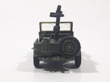 1997 G.T.I. Grand Toys Jeep Army Green Plastic Toy Car Vehicle