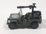 1997 G.T.I. Grand Toys Jeep Army Green Plastic Toy Car Vehicle