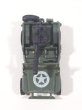 1997 G.T.I. Grand Toys Jeep Army Green Plastic Toy Car Vehicle