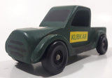 Vintage Scouts Canada Kubkar Green Pickup Truck 6 7/8" Long Wood Toy Car Vehicle