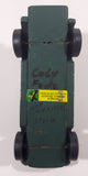 Vintage Scouts Canada Kubkar Green Pickup Truck 6 7/8" Long Wood Toy Car Vehicle