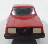 Vintage Stahlberg Volvo GLT Red 9 1/2" Long Plastic Dealer Promo Model Toy Car Vehicle Made in Finland