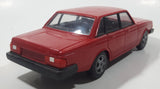 Vintage Stahlberg Volvo GLT Red 9 1/2" Long Plastic Dealer Promo Model Toy Car Vehicle Made in Finland
