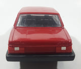 Vintage Stahlberg Volvo GLT Red 9 1/2" Long Plastic Dealer Promo Model Toy Car Vehicle Made in Finland