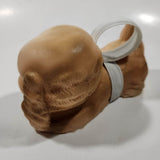 Vintage Light Brown Spaniel Puppy Dog Laying 6 1/4" Long Rubber Squeak Toy Figure