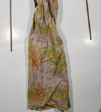 Antique Indonesian Wayang Golek 24" Hand Made Wood Theater Puppet In Traditional Batik Clothing