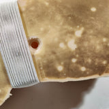 Vintage Light Brown Spaniel Puppy Dog Laying 6 1/4" Long Rubber Squeak Toy Figure